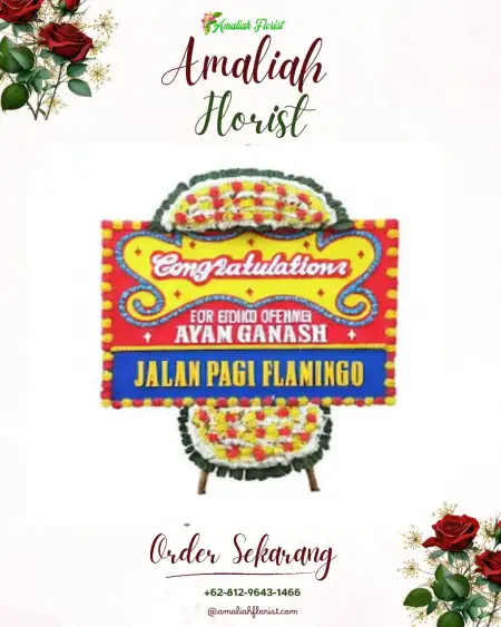 Sewa Papan Bunga Gedung Negara
